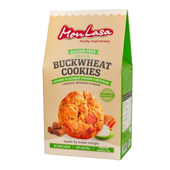 Green Buckwheat Cookies gluten-free
