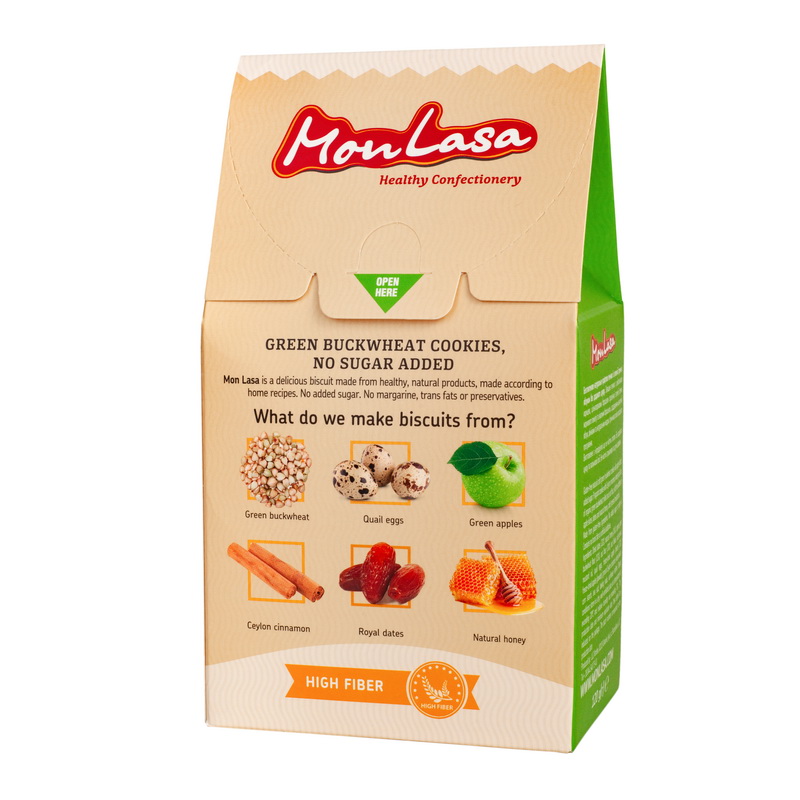 Green Buckwheat Cookies gluten-free