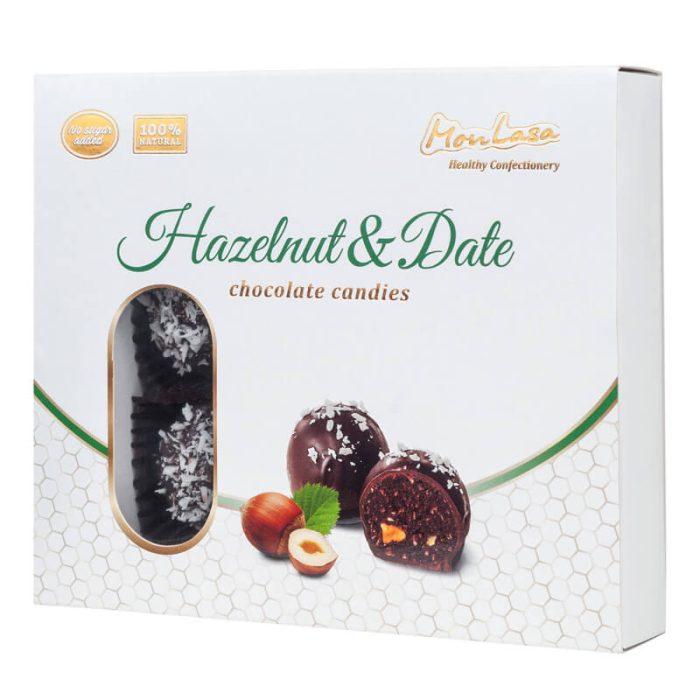Chocolate Candies hazelnut and date