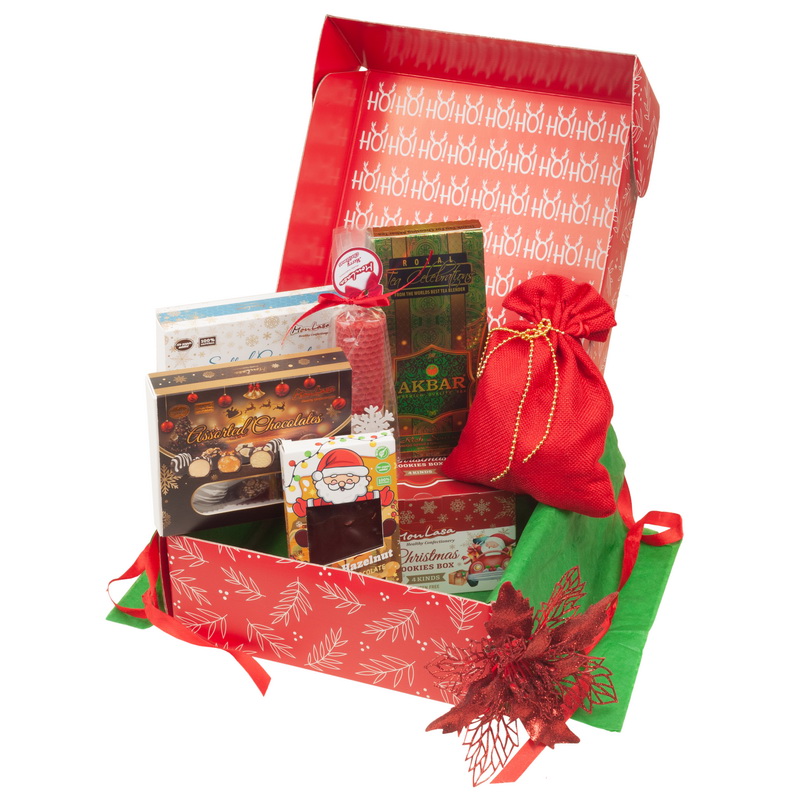 Новорічний подарунковий бокс Новогодний подарочный бокс