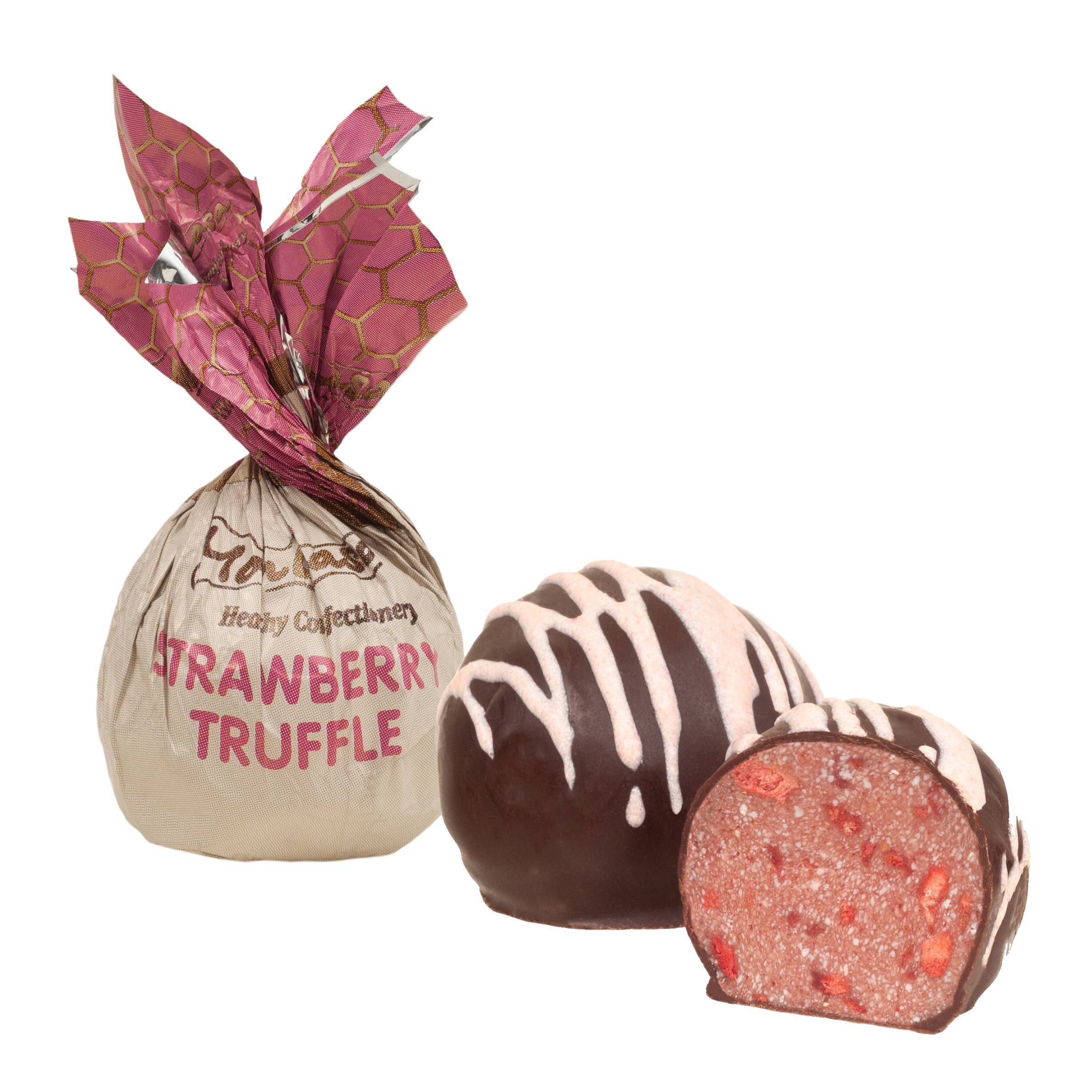 Chocolate Candies Strawberry Truffle 100g MonLasa Healthy Confectionery Chocolate Candies Strawberry Truffle 100g MonLasa Healthy Confectionery